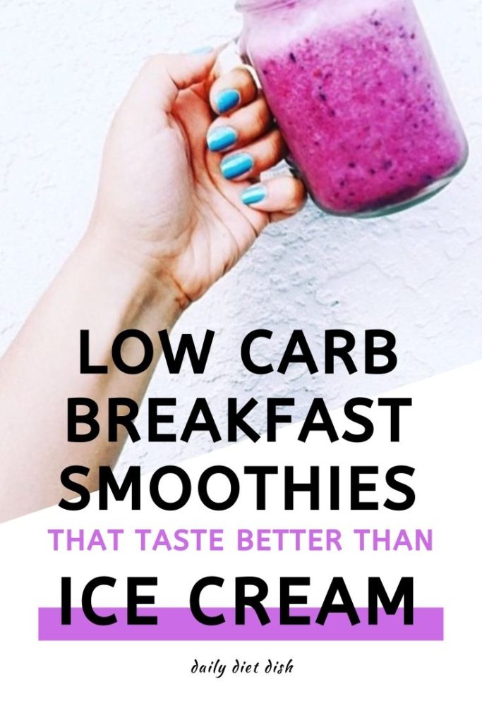 low carb keto breakfast smoothies