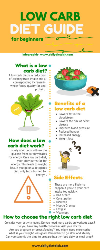Low Carb Diet | Beginner's Guide to Low Carb with Infographic