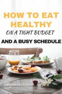 eat healthy on a small budget