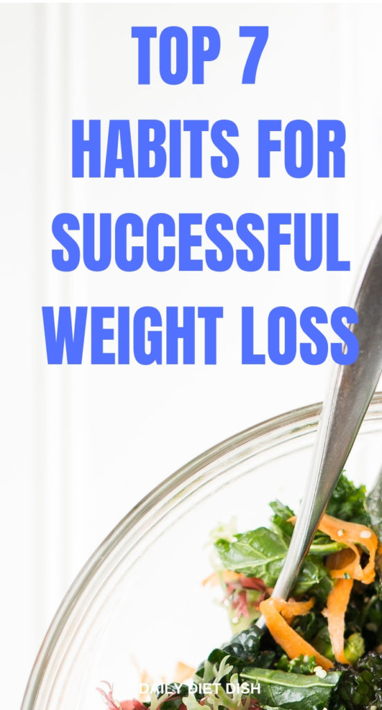 successful weight loss habits