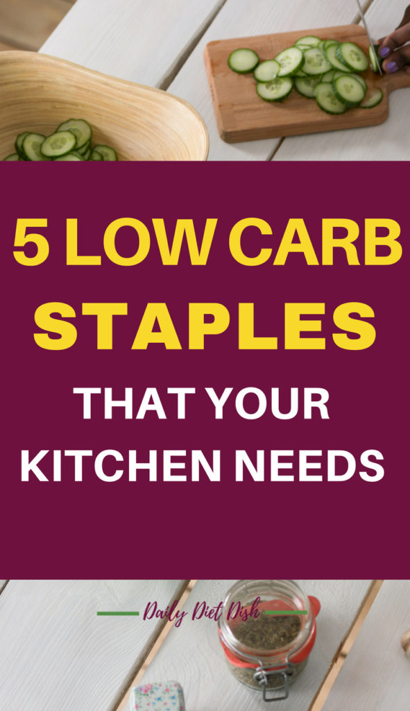 low carb staples, low carb diet essentials