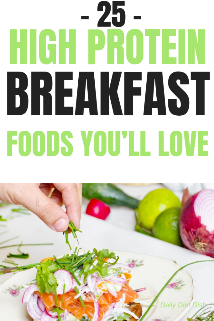 High protein breakfast foods 