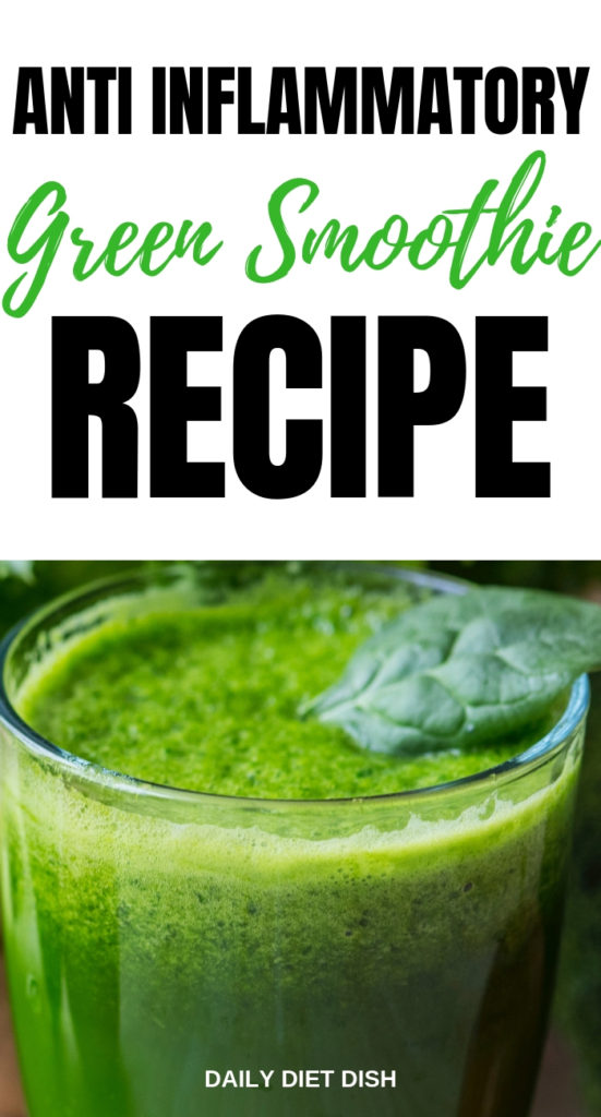 Anti inflammatory green smoothie recipe