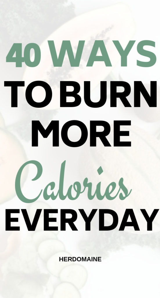 burn more calories everyday