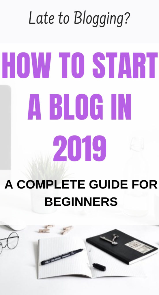 start a blog in 2019