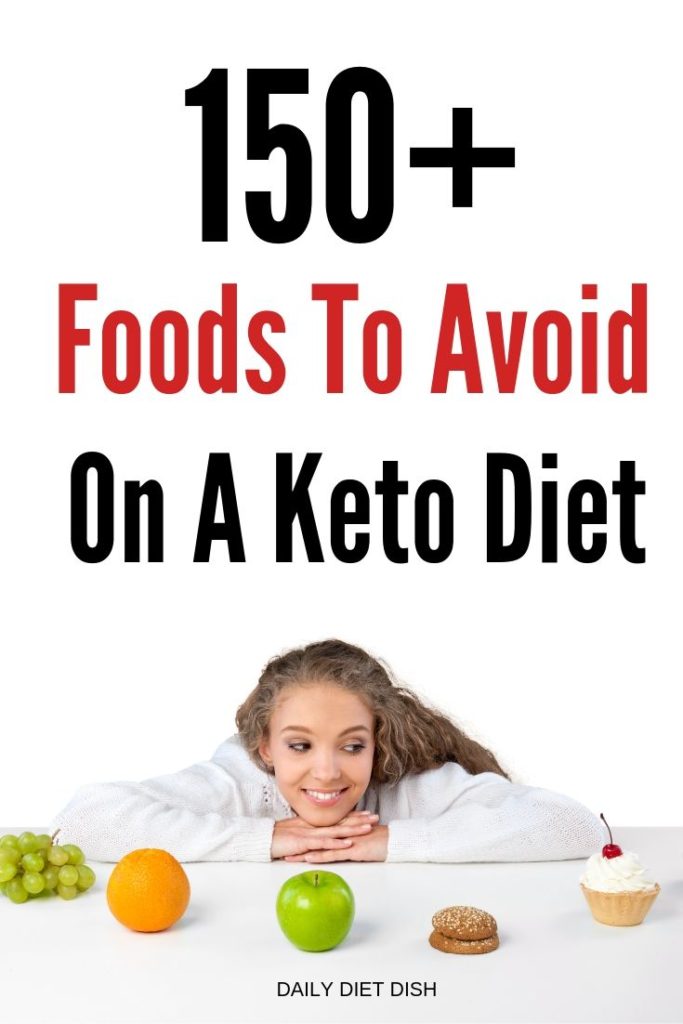 commin foods to avoid on a keto diet