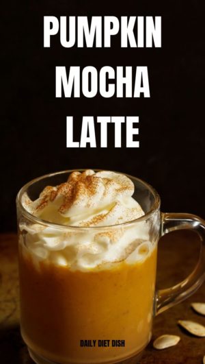 pumpkin mocha latte