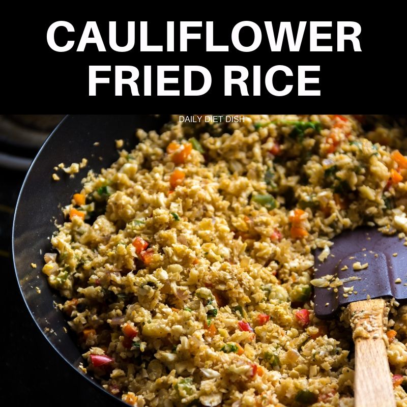 How to make cauliflower rice- cauliflower fried rice recipe low carb