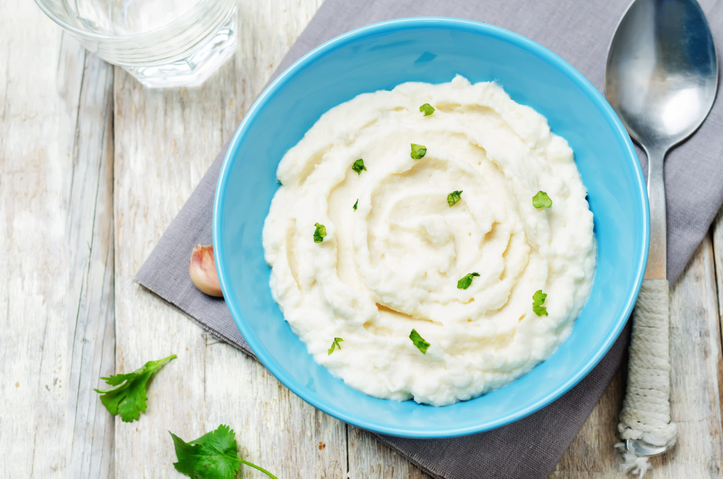 creamy mashed cauliflower low carb