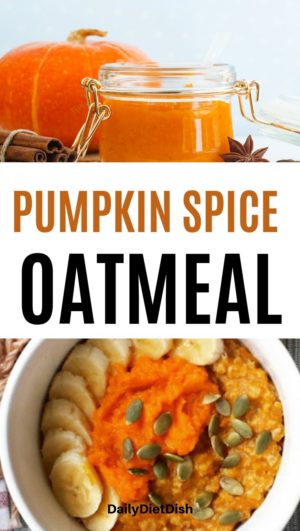 pumpkin spice oatmeal