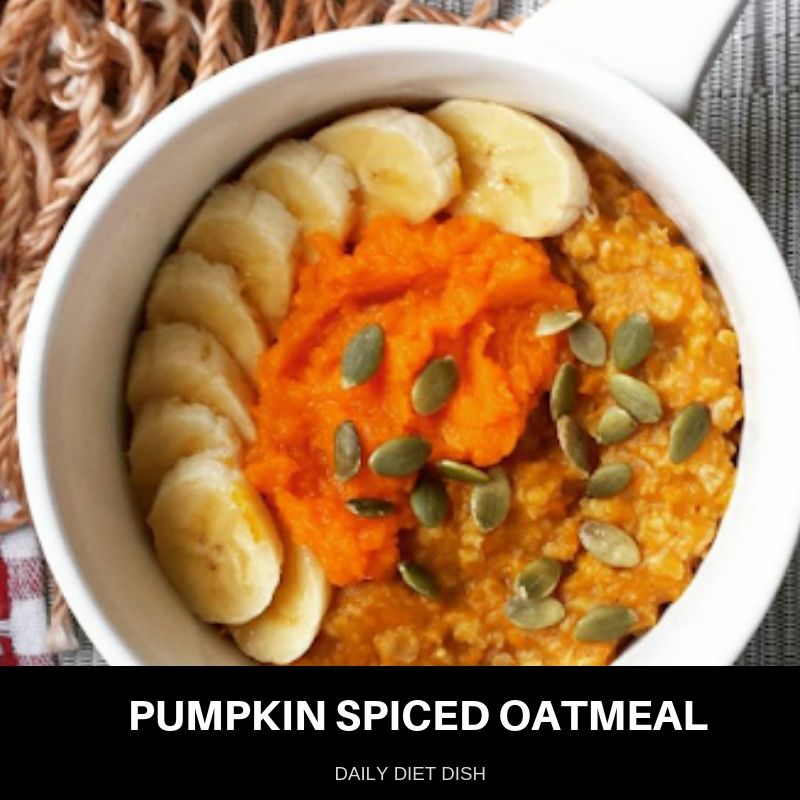 pumpkin spiced oatmeal recipe