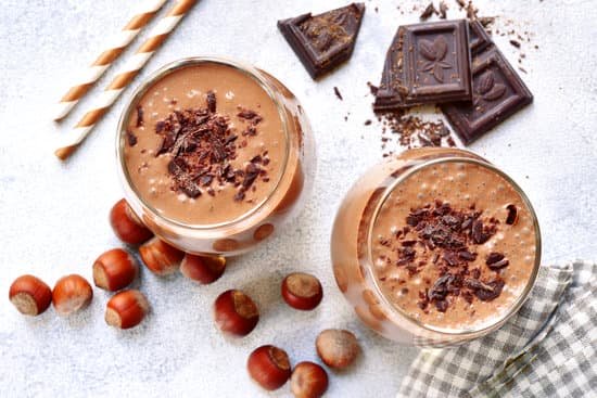 chocolate and hazelnut smoothie