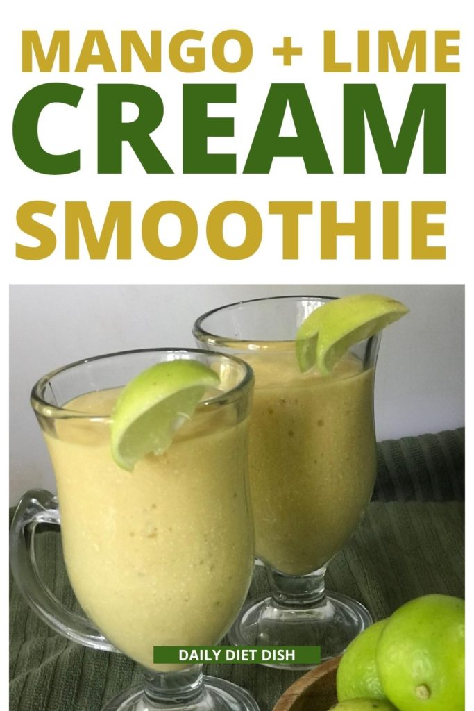 mango lime smoothie