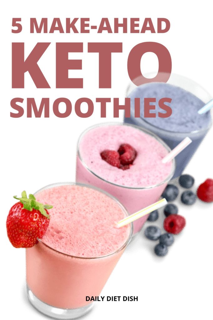 keto smoothies for meal prep and weight loss